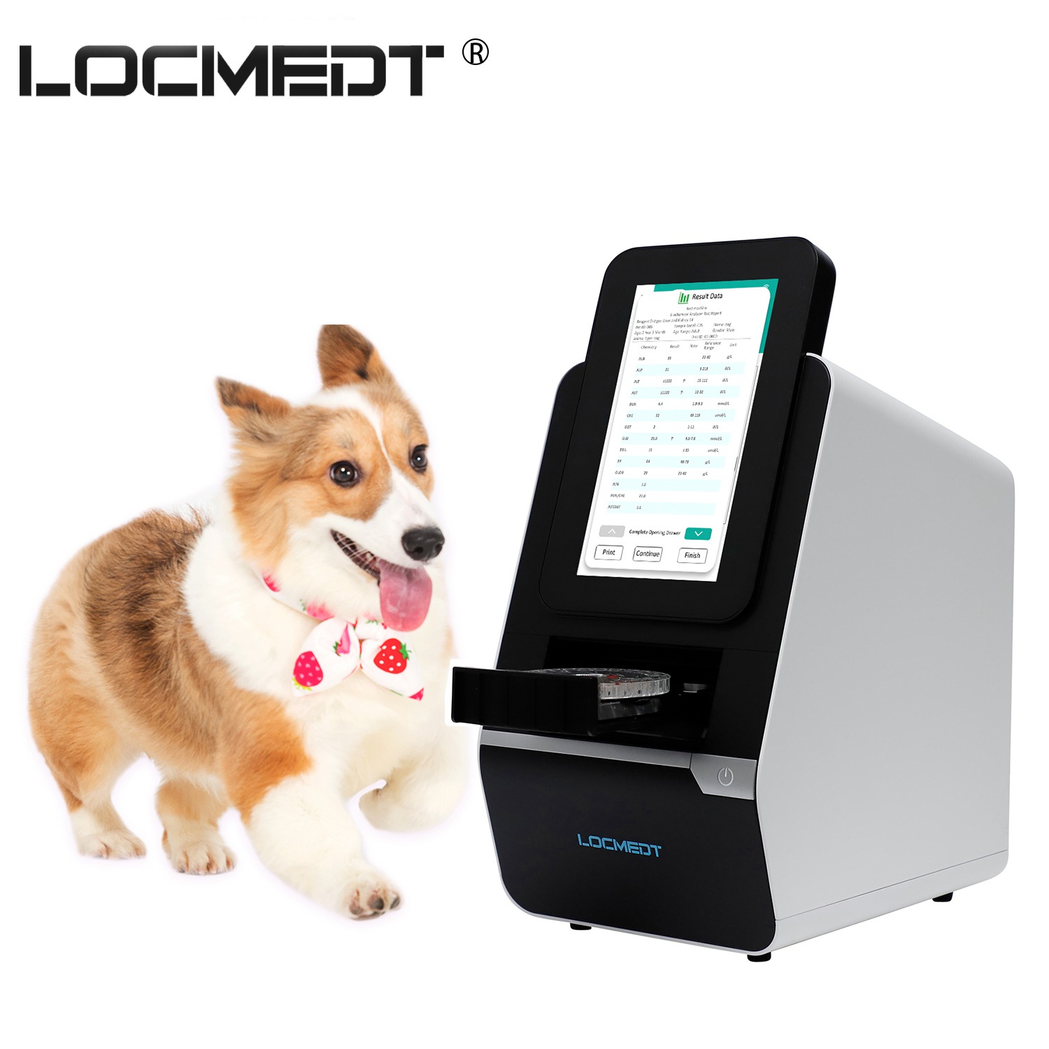 Equipo de uso veterinario Noahcali-100 Auto Electrolyte Clinical Biochemistry Analyzer